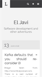 Mobile Screenshot of javierholguera.com